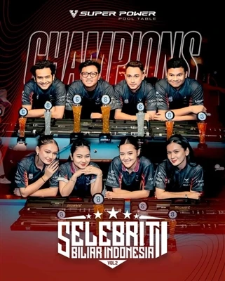 Superpower Tables podižu izlog indonežanskog bilijara slavnih na Selebriti Biliar Indonesia Vol. 2